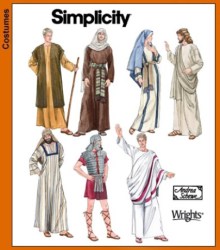 4213 8275 PASSION PLAY NATIVITY COSTUME ADULTS PATTERN XS-XL